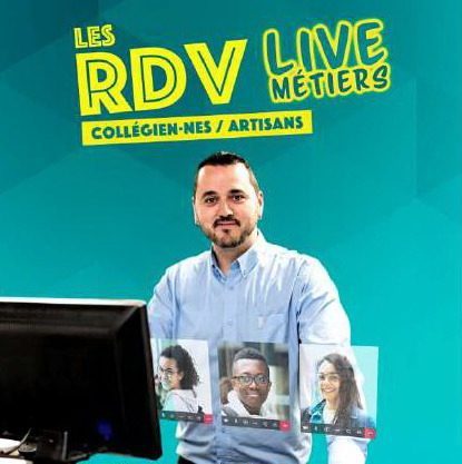 Les RDV live métiers collégien·nes / artisans reviennent en octobre