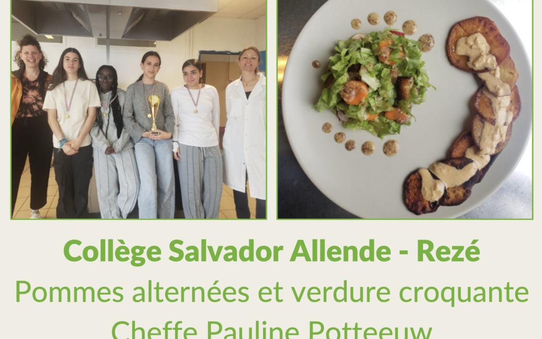 Les Brigades Culinaires : l’équipe gagnante du collège est qualifiée pour la finale nationale à Paris le 29 mai !