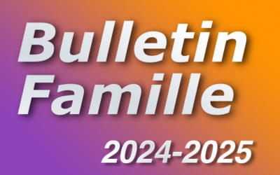 Information famille 2024-2025 – n°1